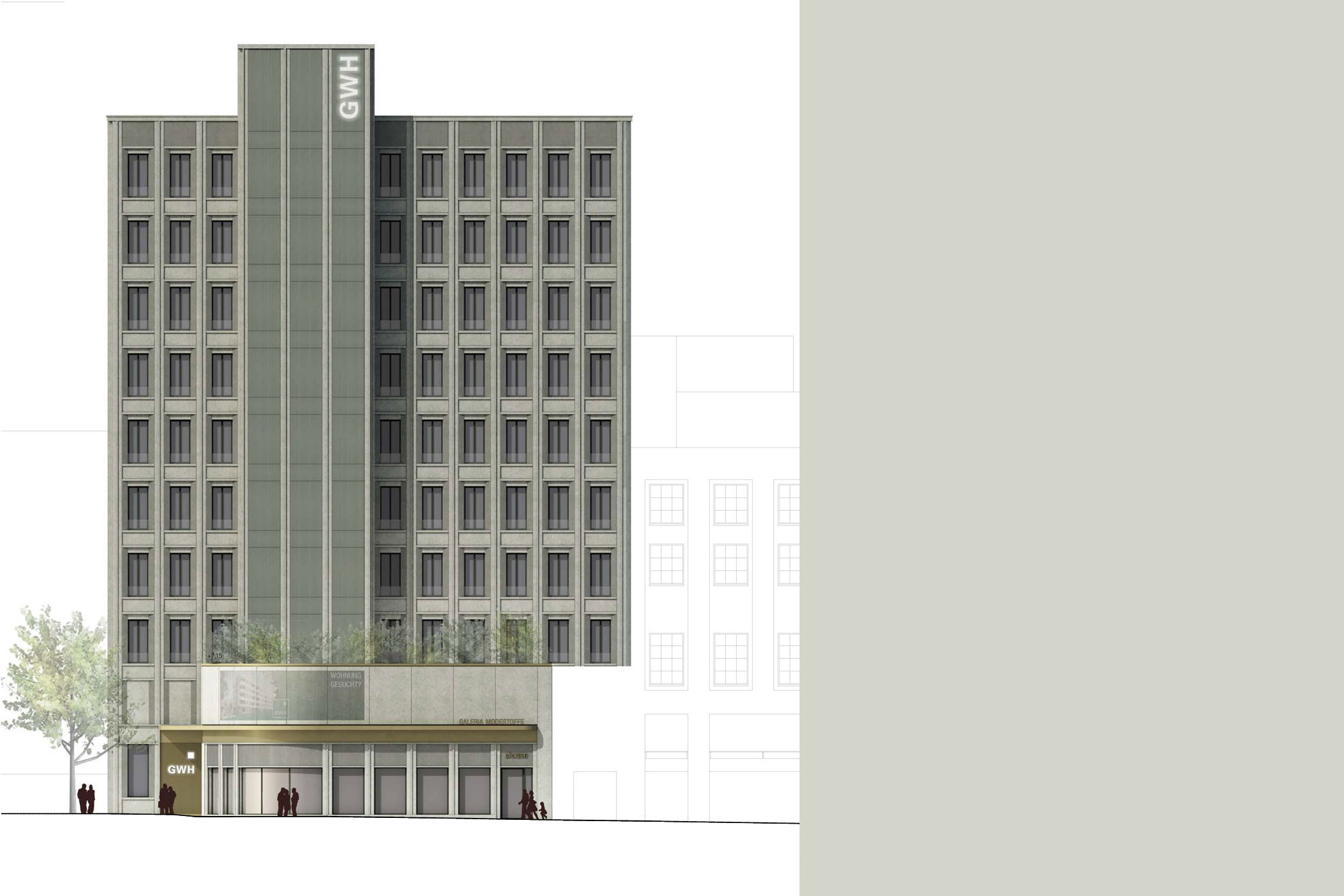 Fassadensanierung GWH Kassel