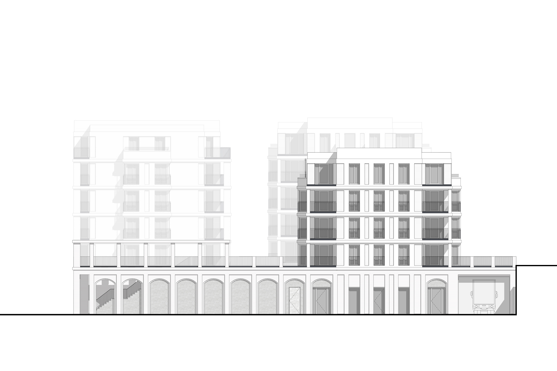 Quartier Kaiserhof, 1. BA
