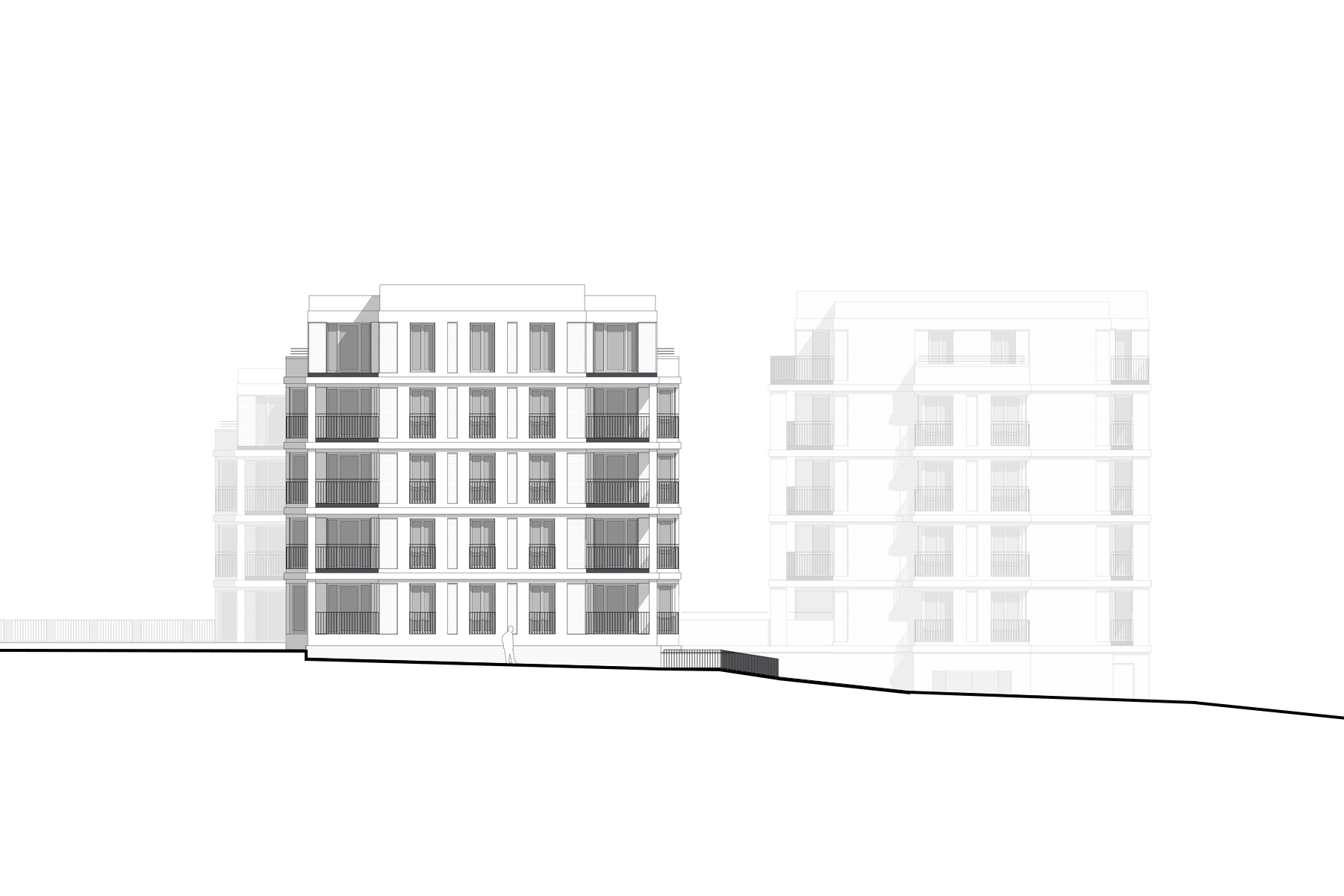 Quartier Kaiserhof, 1. BA